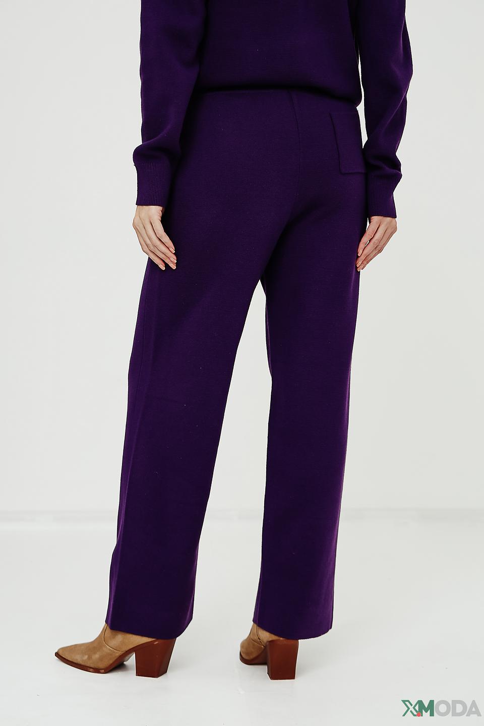 Брюки Oui фиолетовые