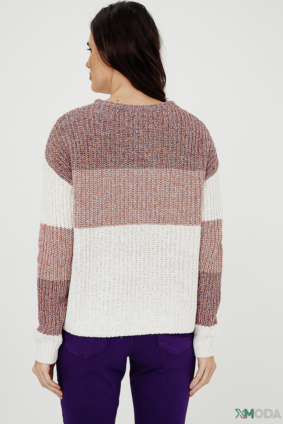 Пуловер Oui разноцветный