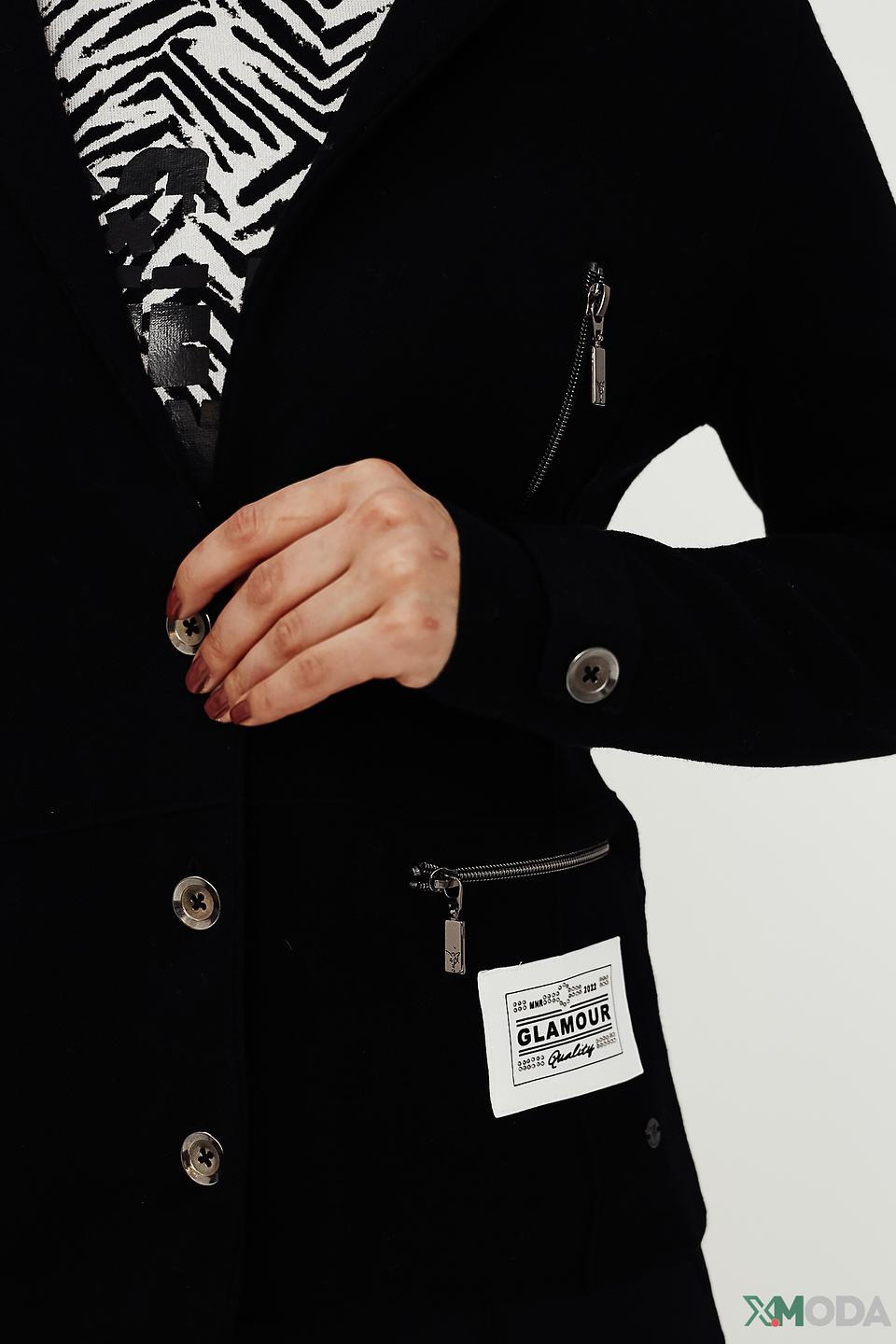 Кардиган Monari чёрный приталенный