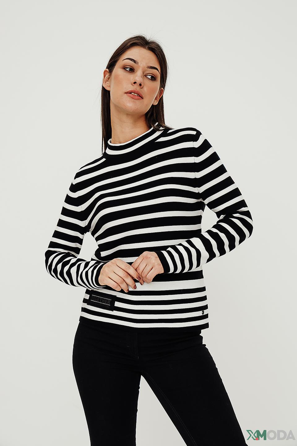 Пуловер Monari в полоску