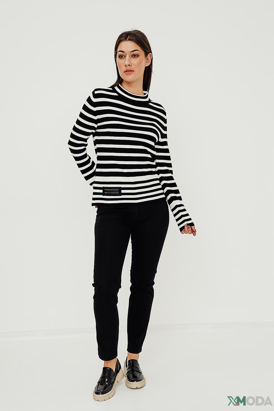 Пуловер Monari в полоску