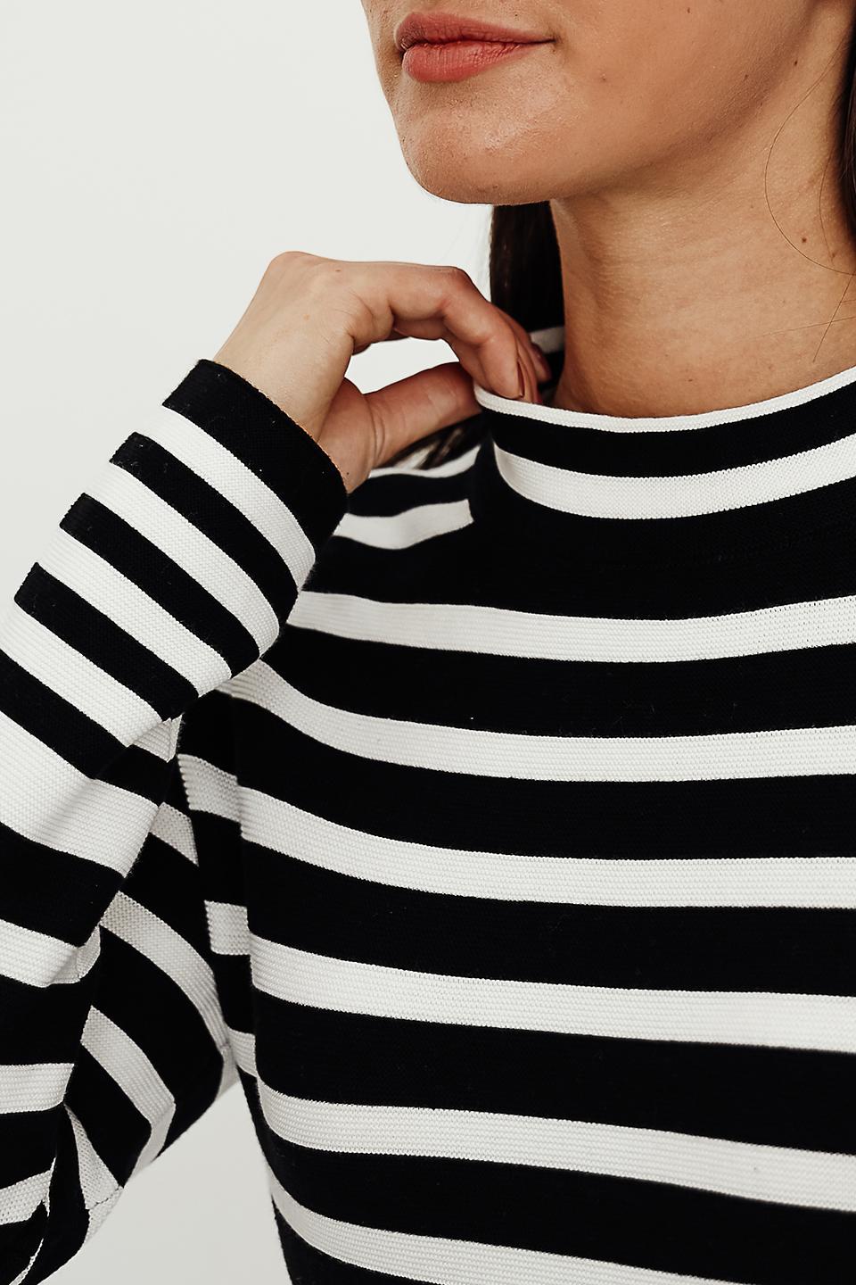 Пуловер Monari в полоску