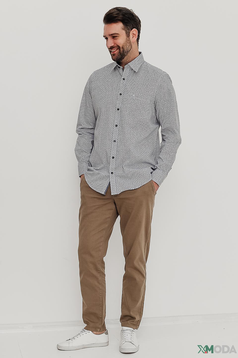 Рубашка Casa Moda с принтом