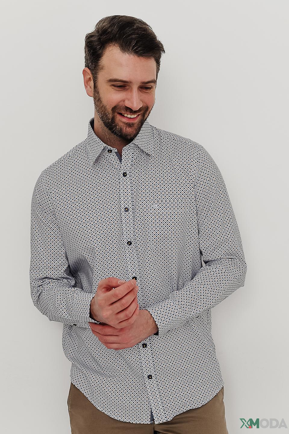 Рубашка Casa Moda с принтом