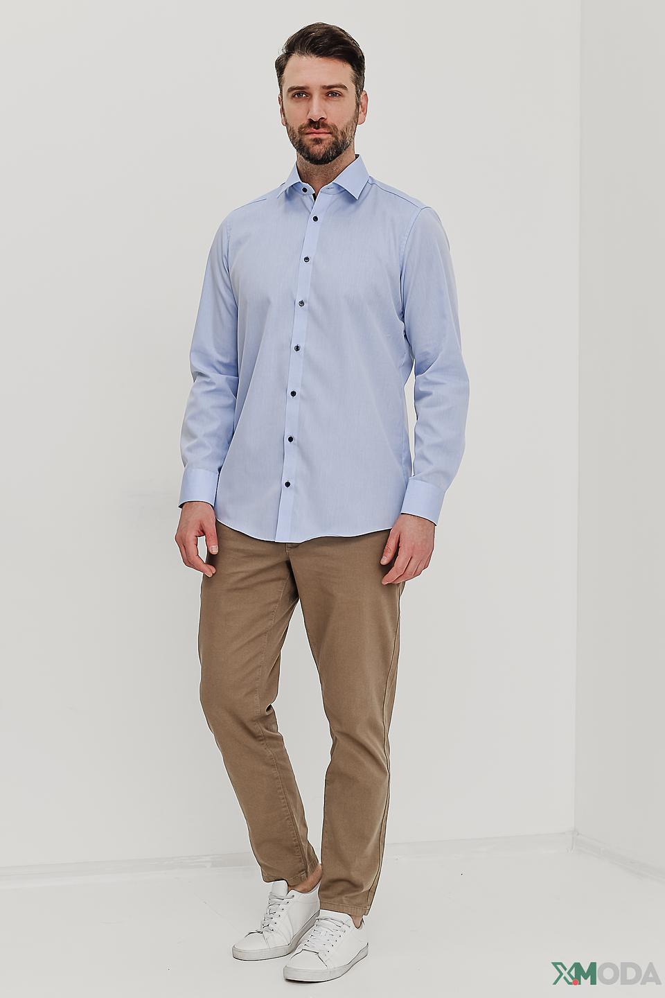 Рубашка Venti голубая приталенная