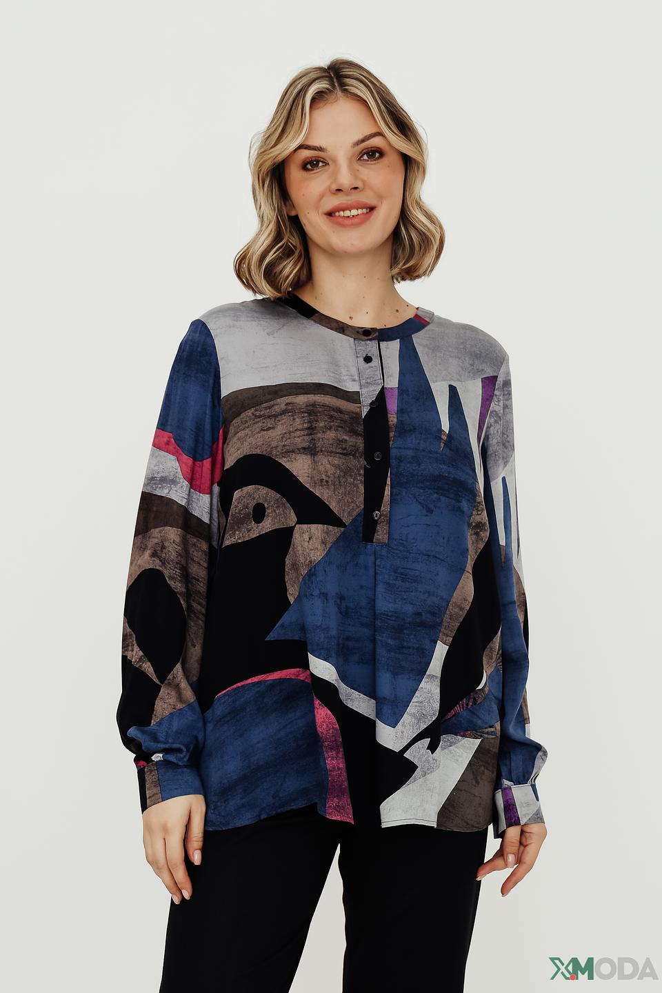 Блуза Samoon с геометрическим принтом