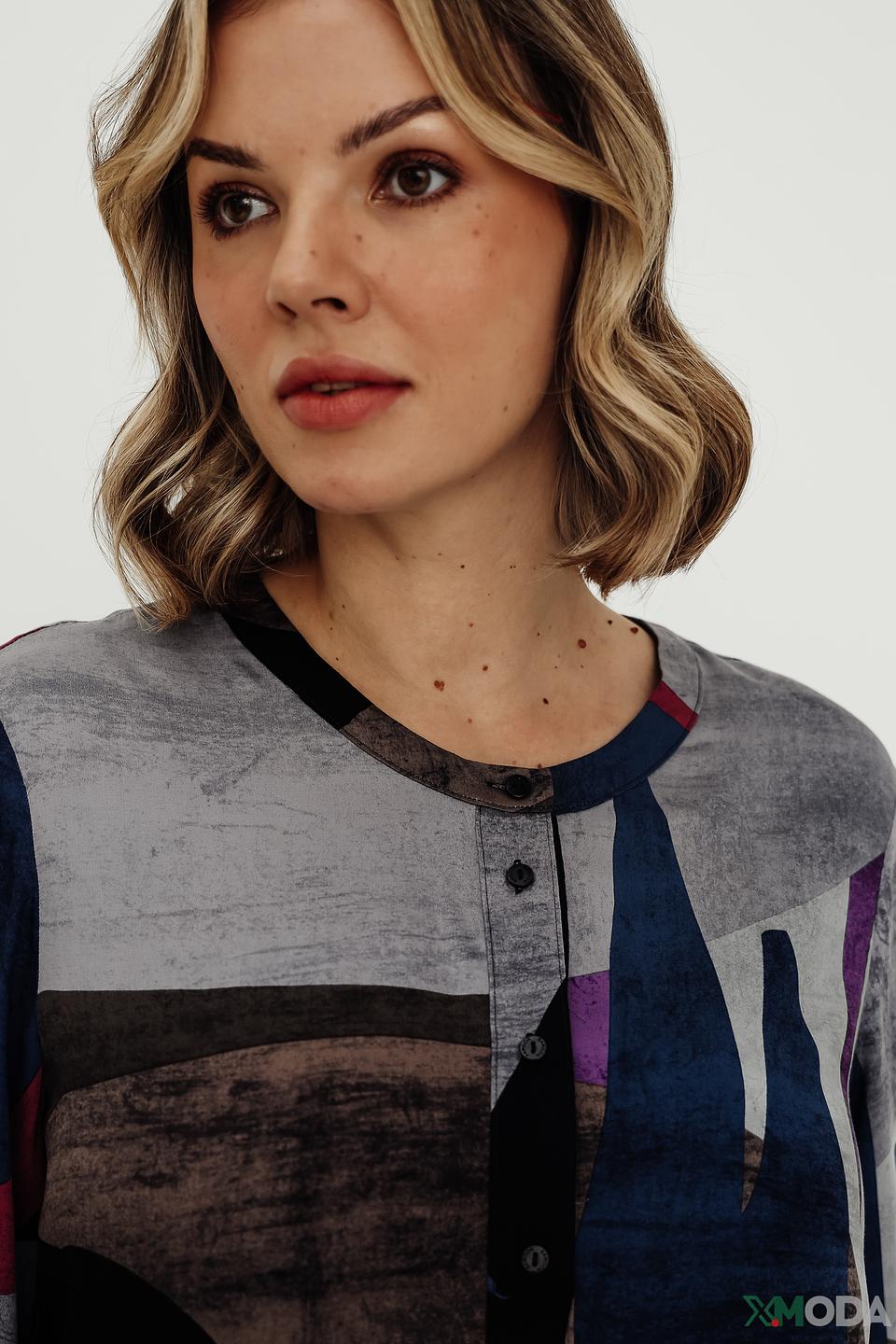 Блуза Samoon с геометрическим принтом