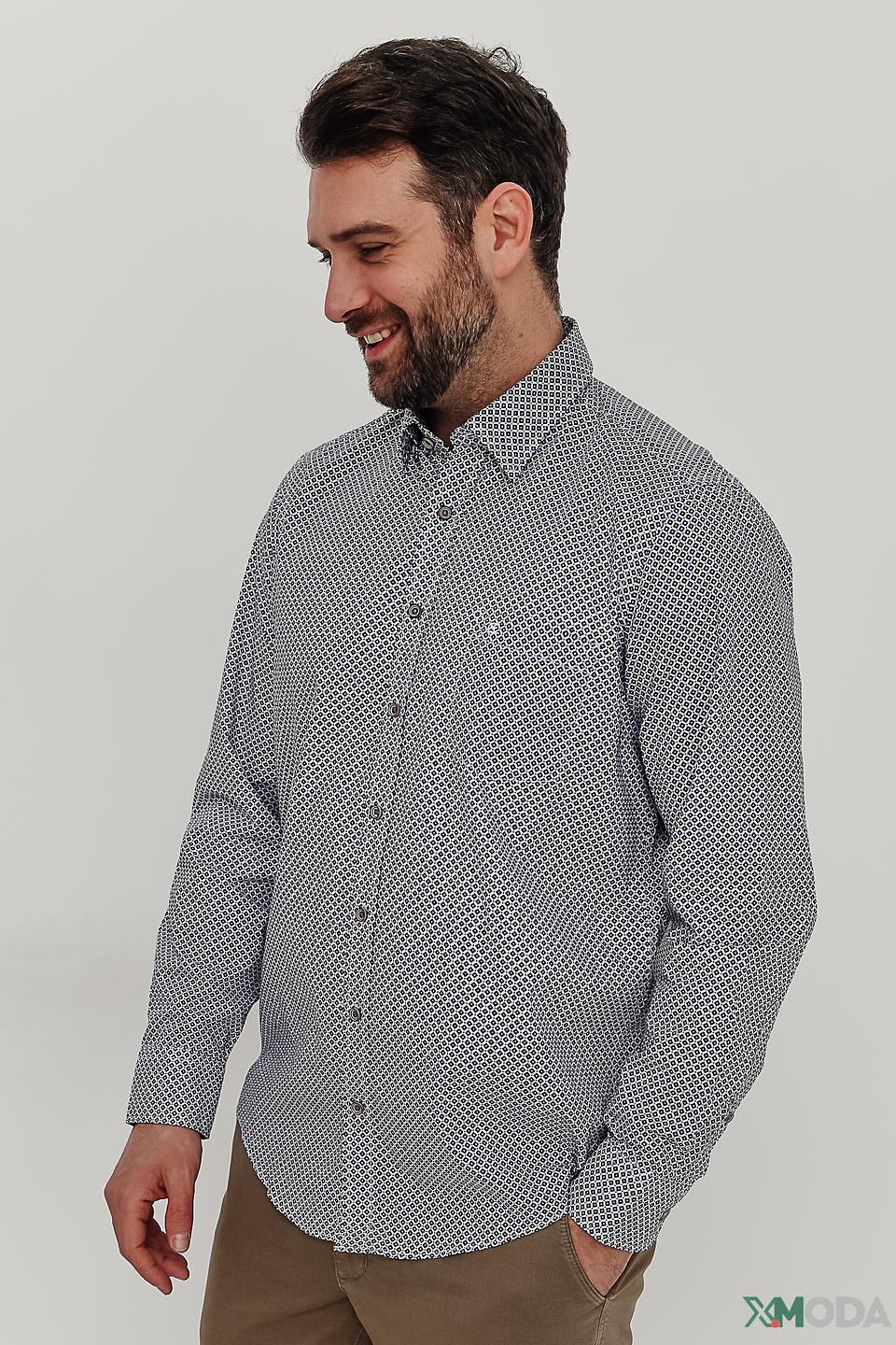 Рубашка Casa Moda с геометрическим рисунком