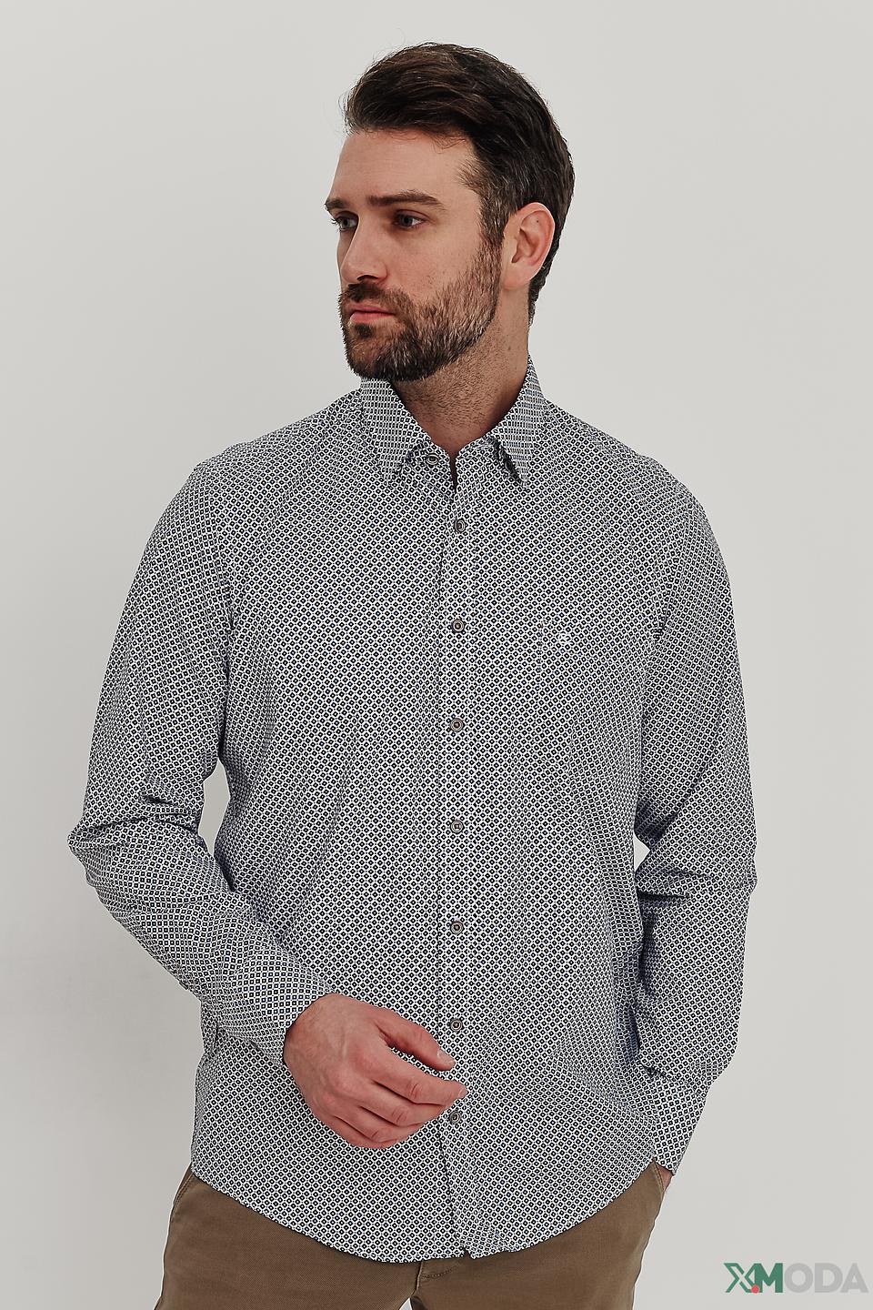 Рубашка Casa Moda с геометрическим рисунком