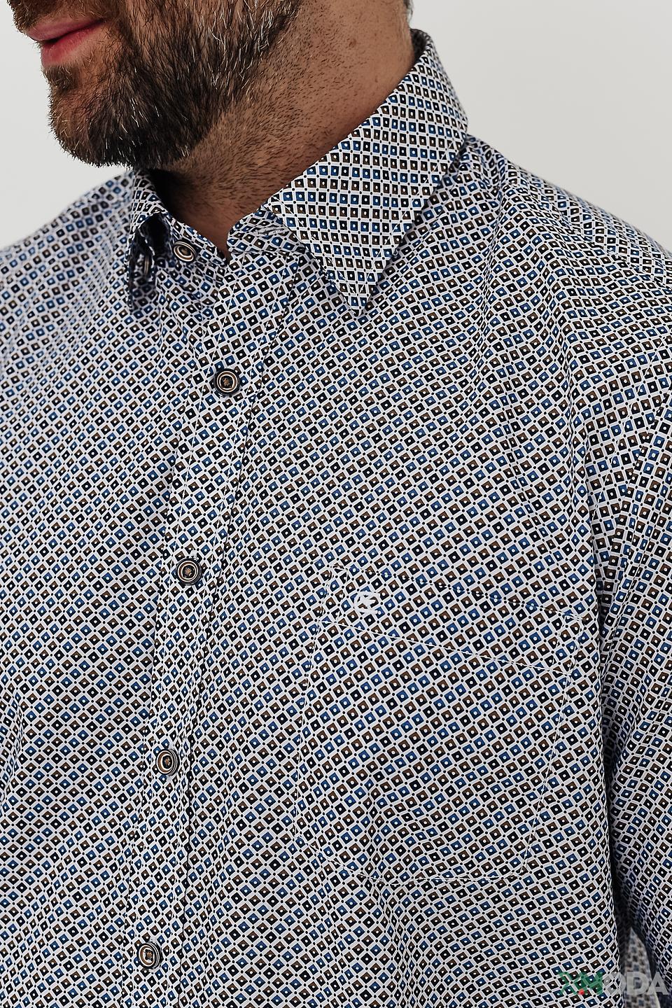 Рубашка Casa Moda с геометрическим рисунком