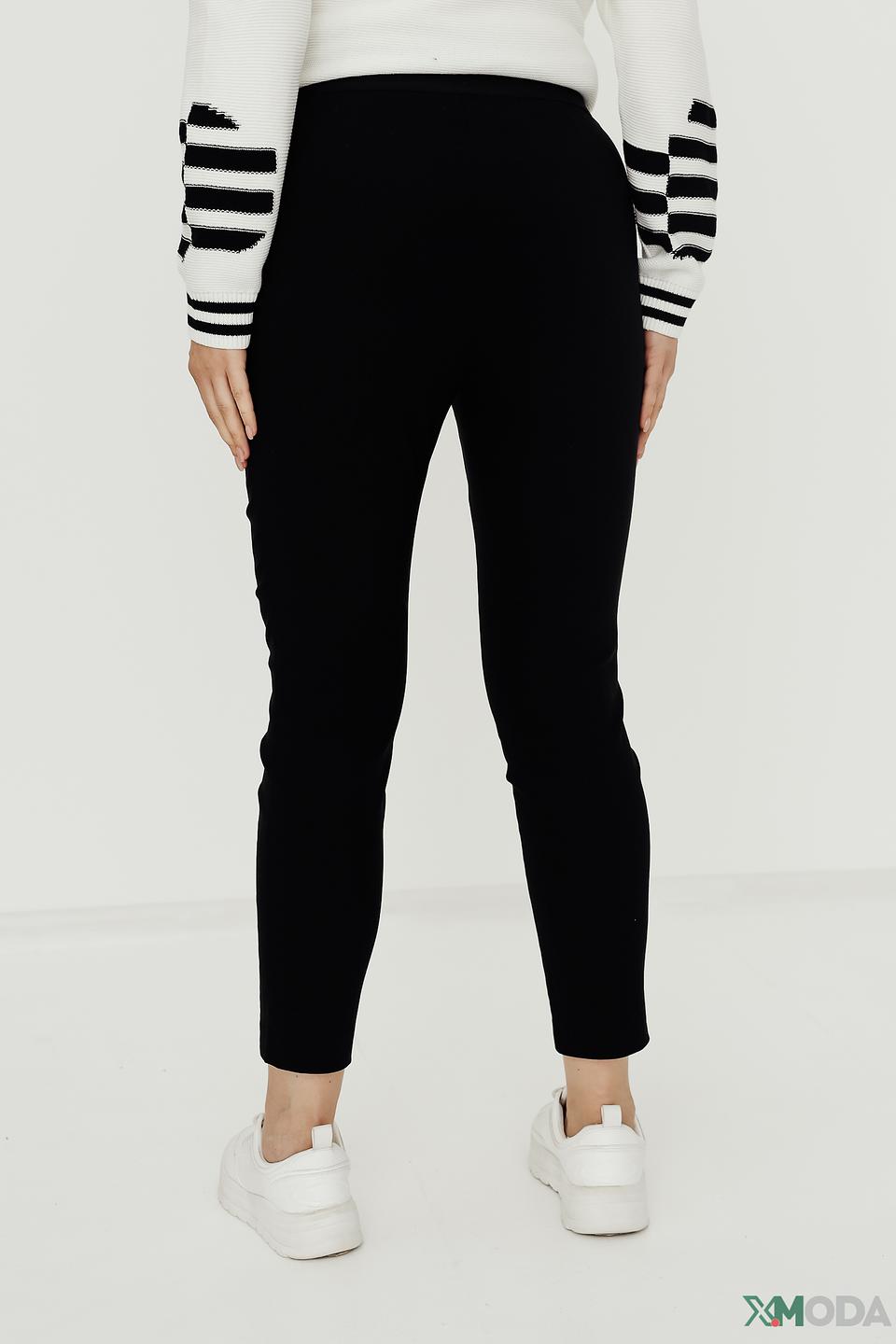 Брюки Via Appia черные с манжетами