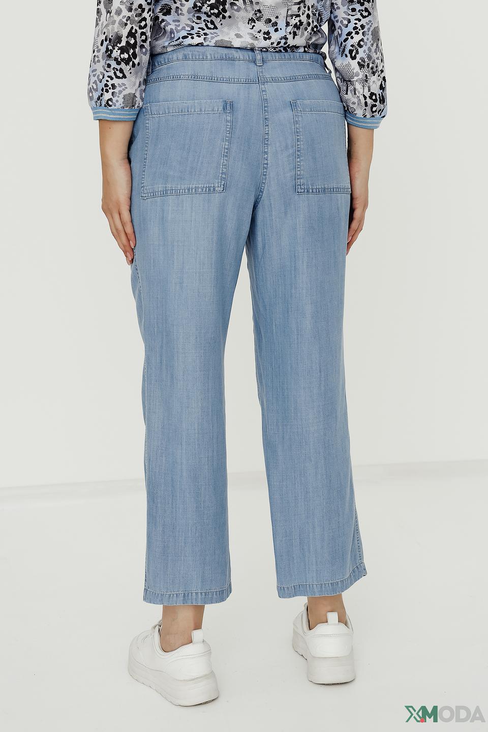 Джинсы Lebek кюлоты голубые