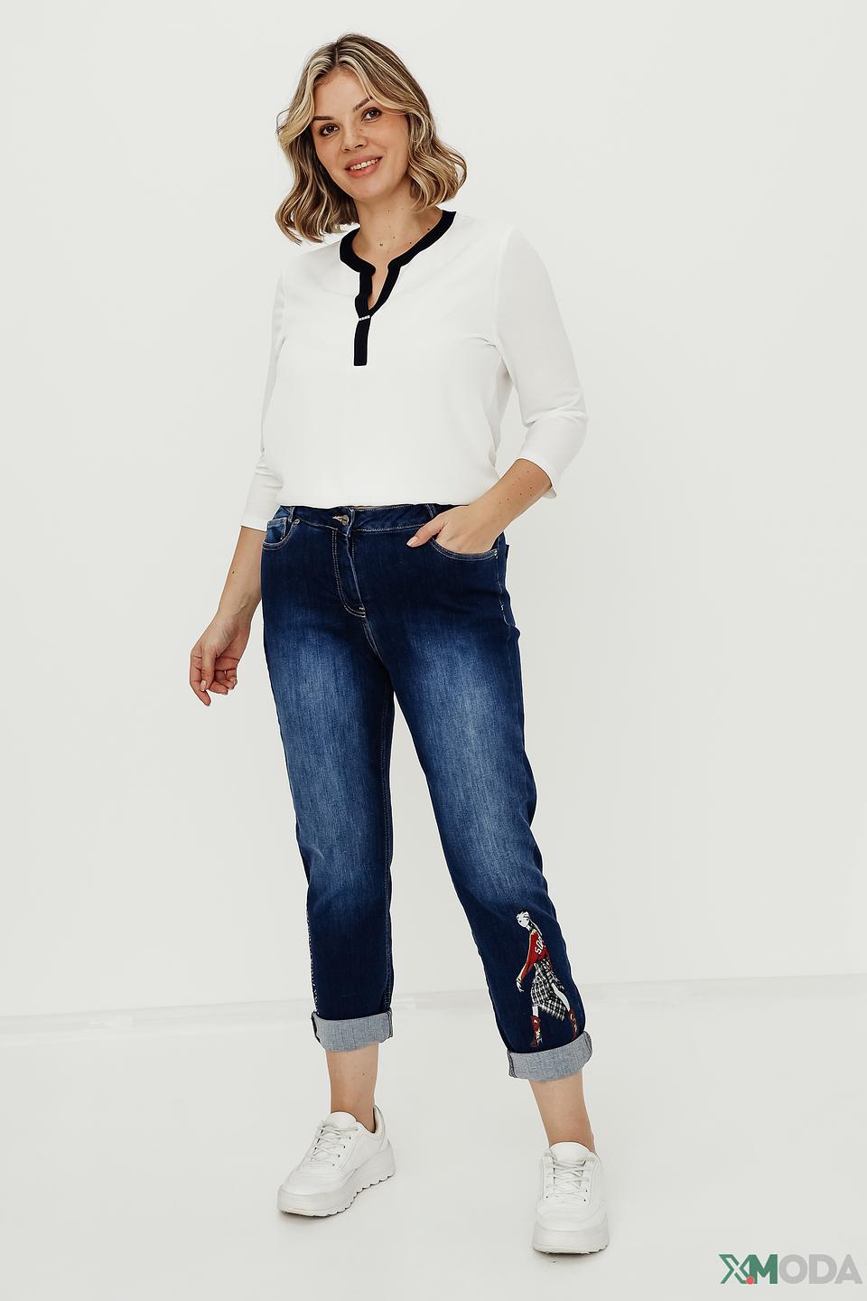 Джинсы Doris Streich с вышивкой