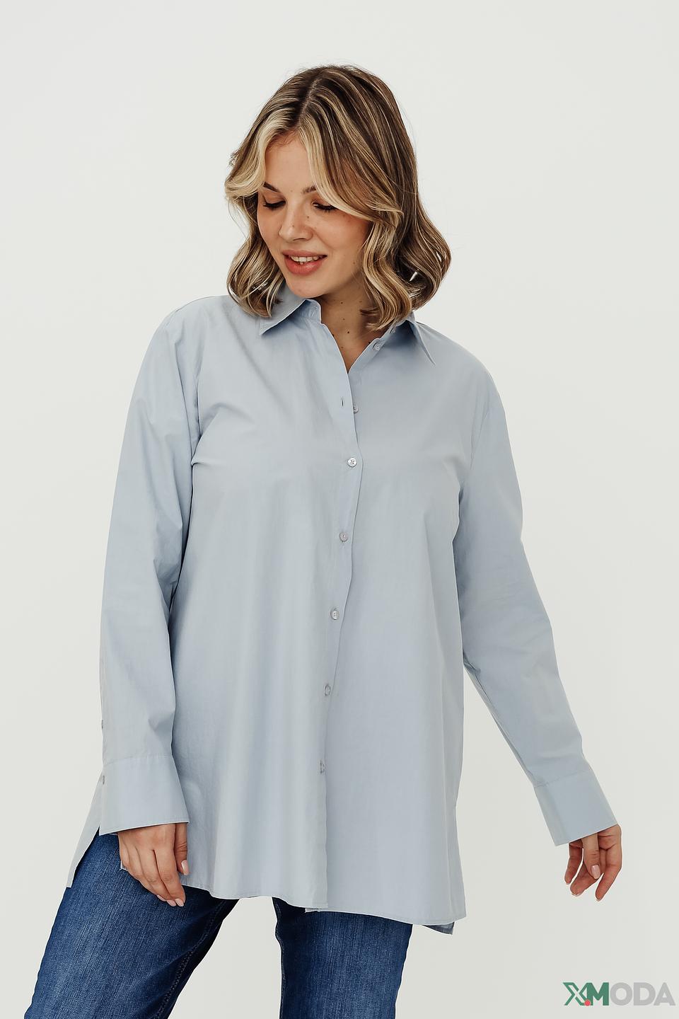 Рубашка Gerry Weber голубая оверсайз