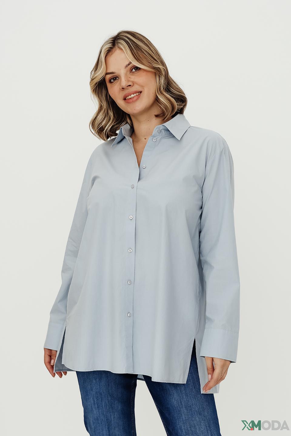 Рубашка Gerry Weber голубая оверсайз