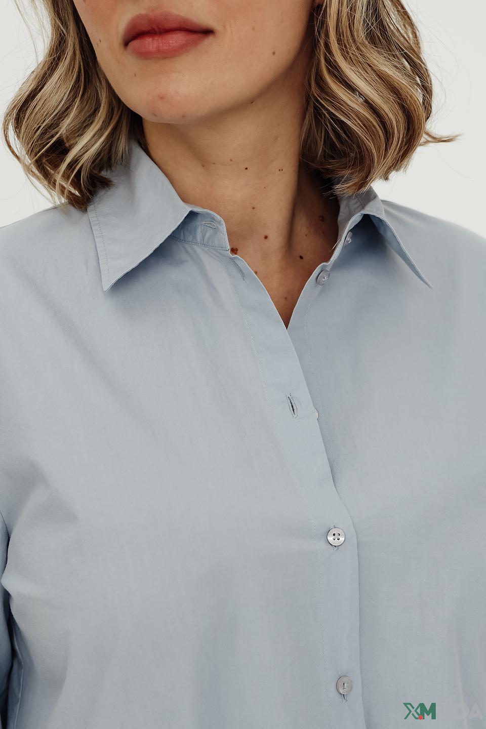 Рубашка Gerry Weber голубая оверсайз