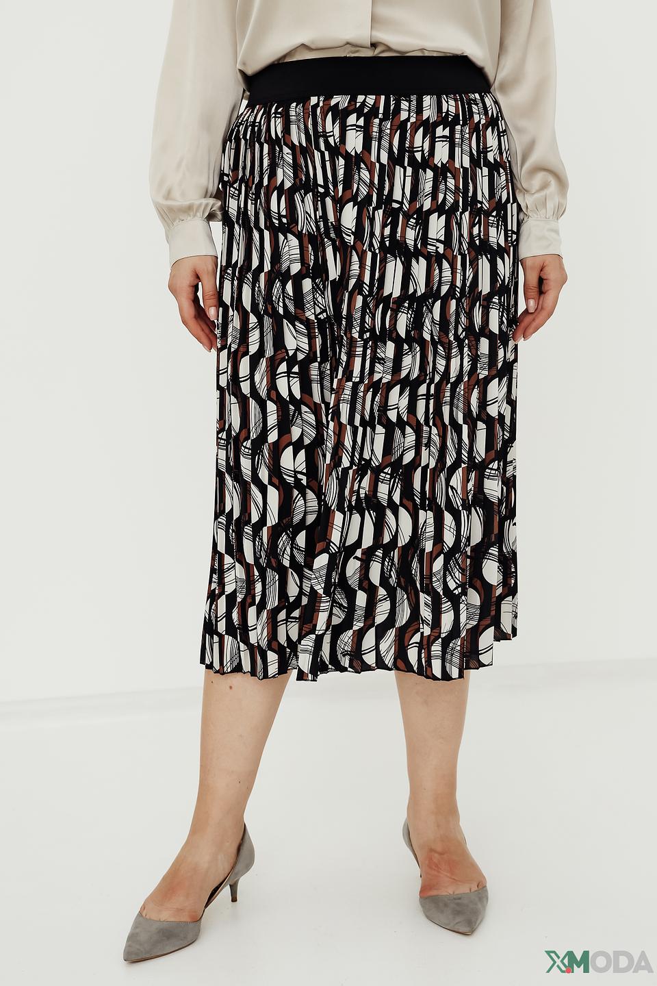 Юбка Lebek с геометрическим принтом