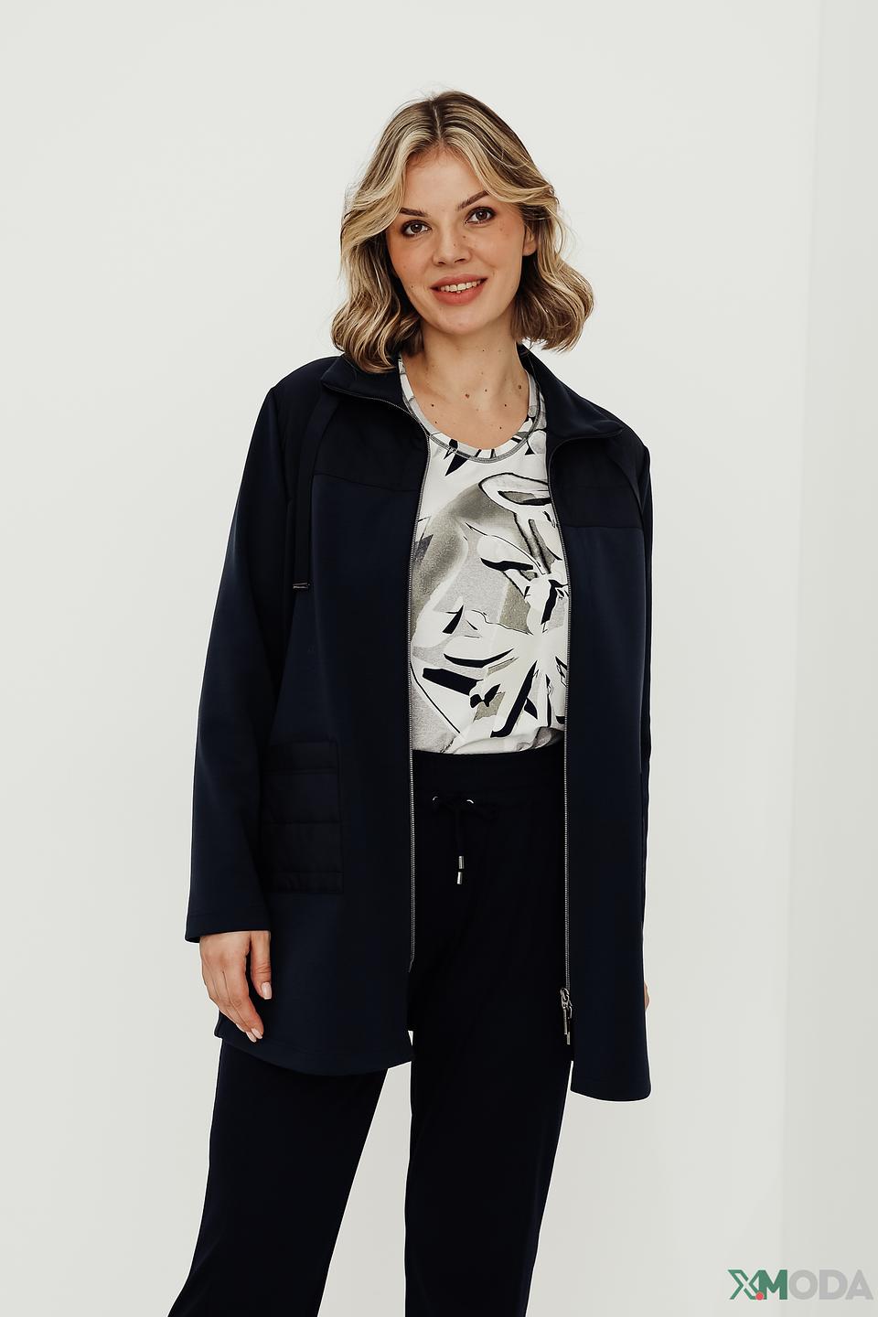 Жакет Frank Walder приталенный тёмно-синий