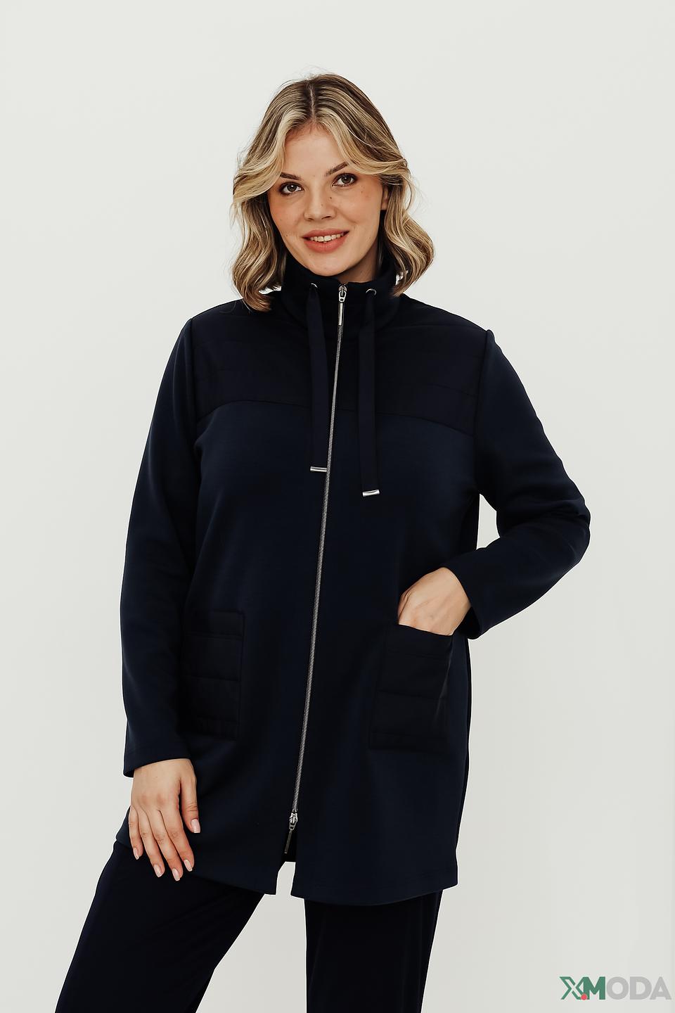 Жакет Frank Walder приталенный тёмно-синий