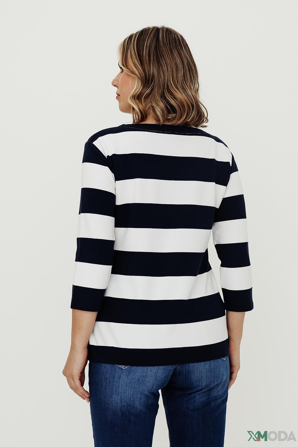 Пуловер Rabe collection в полоску