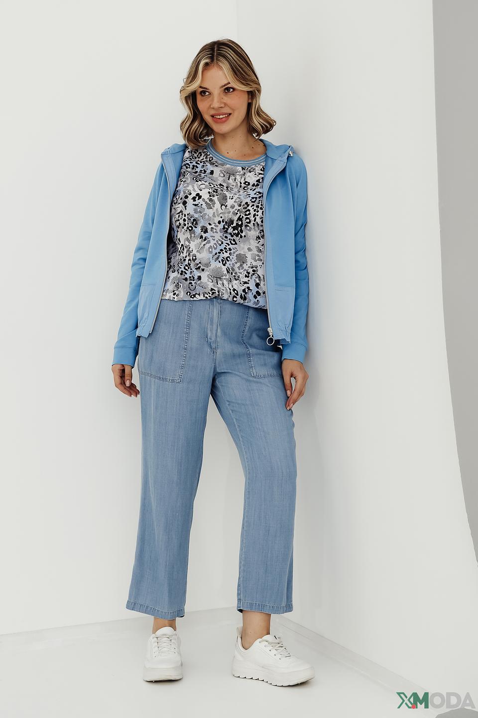 Жакет Thomas Rabe голубой с капюшоном