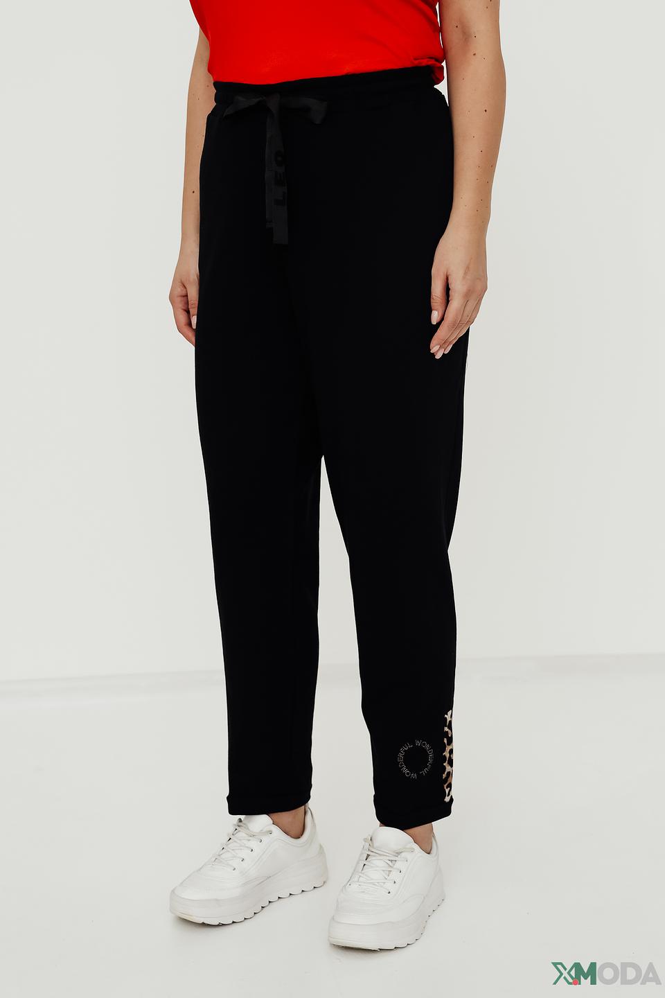 Брюки трикотажные Doris Streich черные