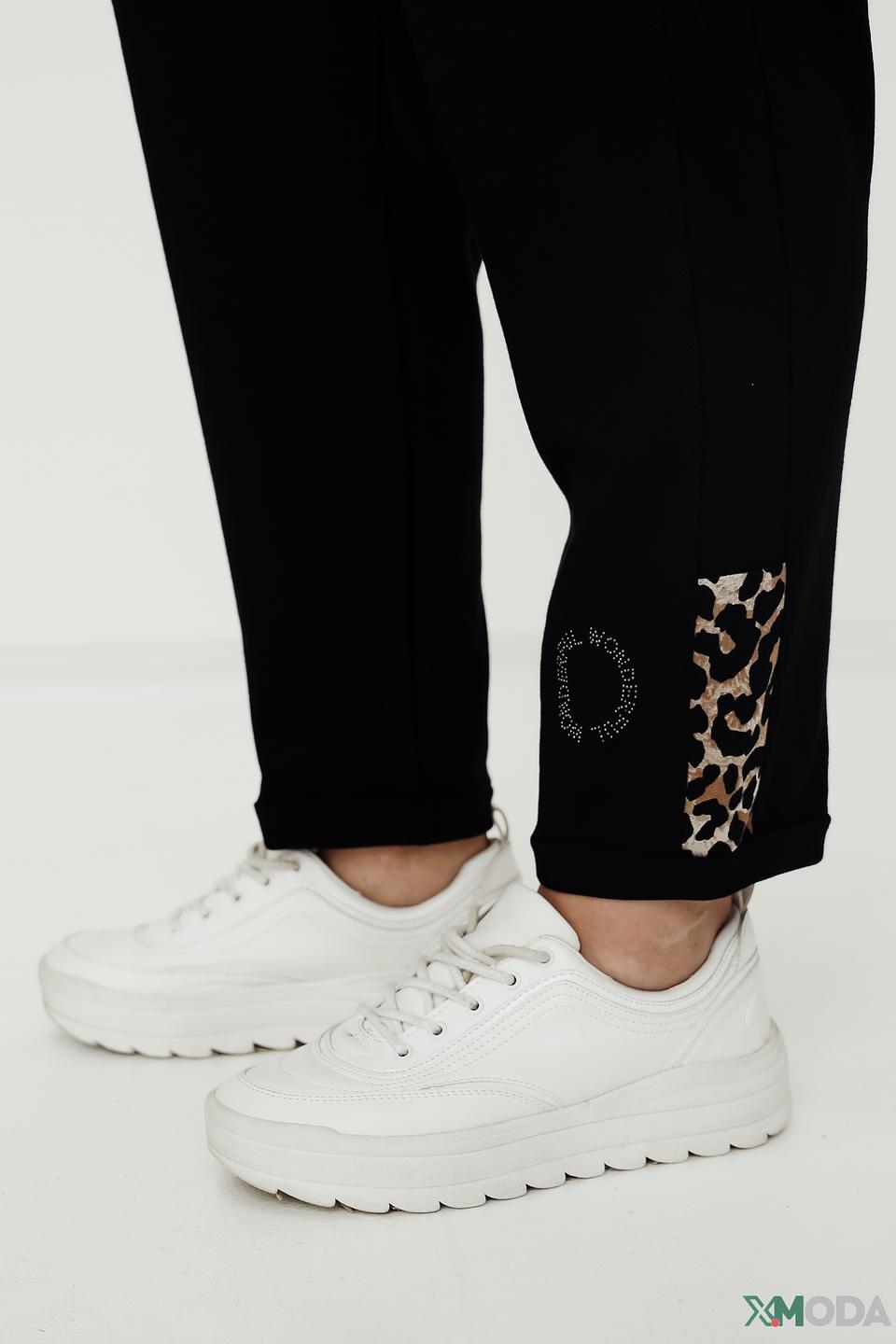 Брюки трикотажные Doris Streich черные