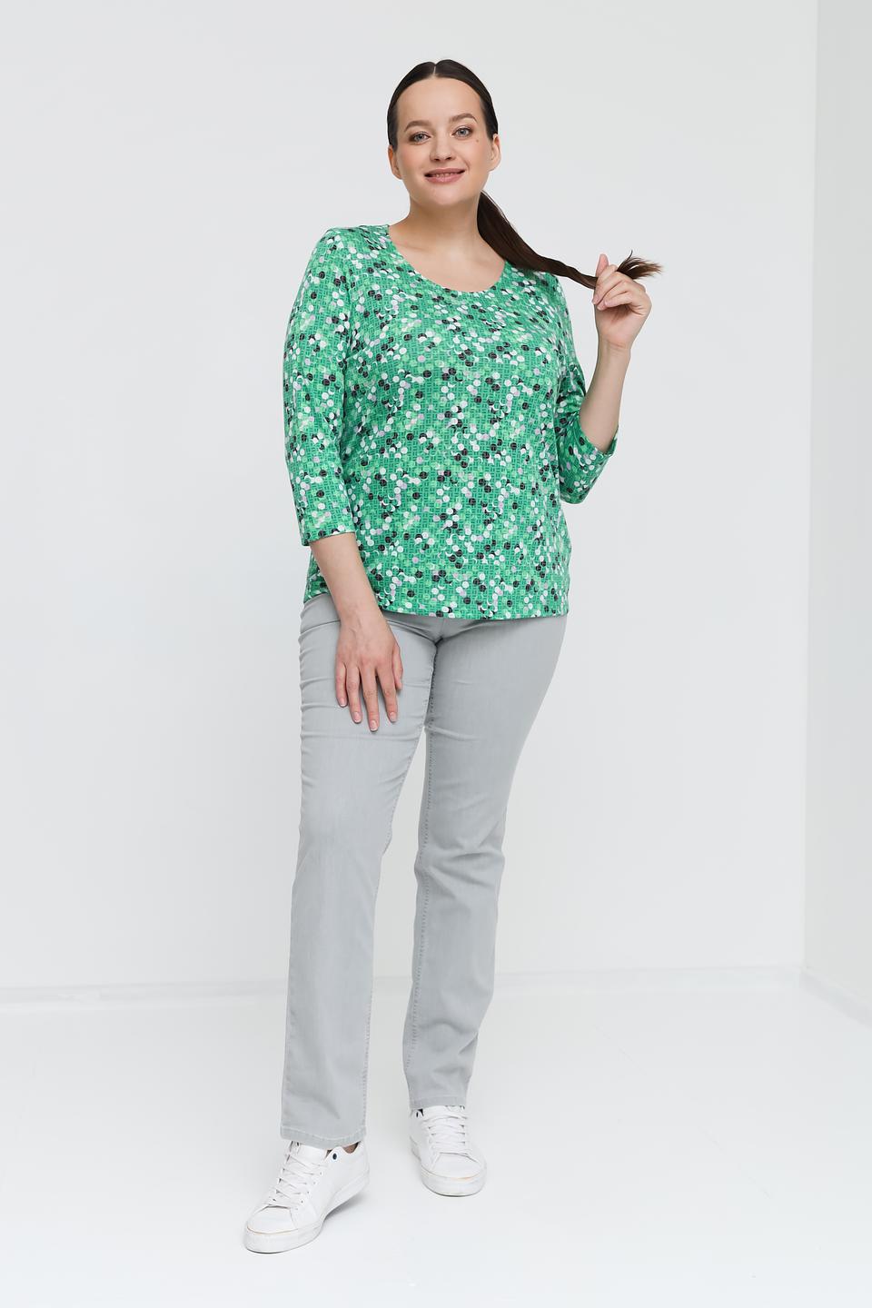 Лонгслив Gerry Weber с принтом зелёный