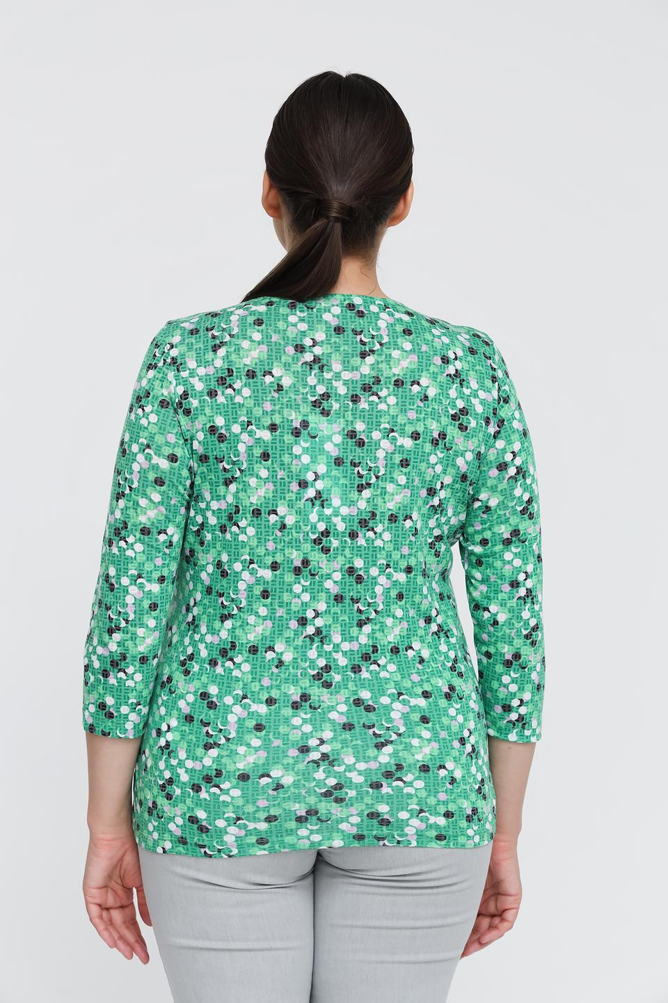 Лонгслив Gerry Weber с принтом зелёный