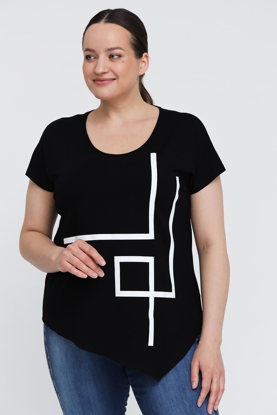 Блуза Doris Streich с графичным принтом