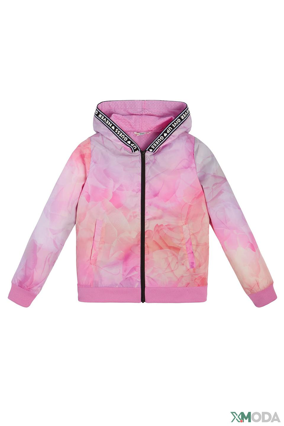 Куртка Guess дев. с цветочным принтом
