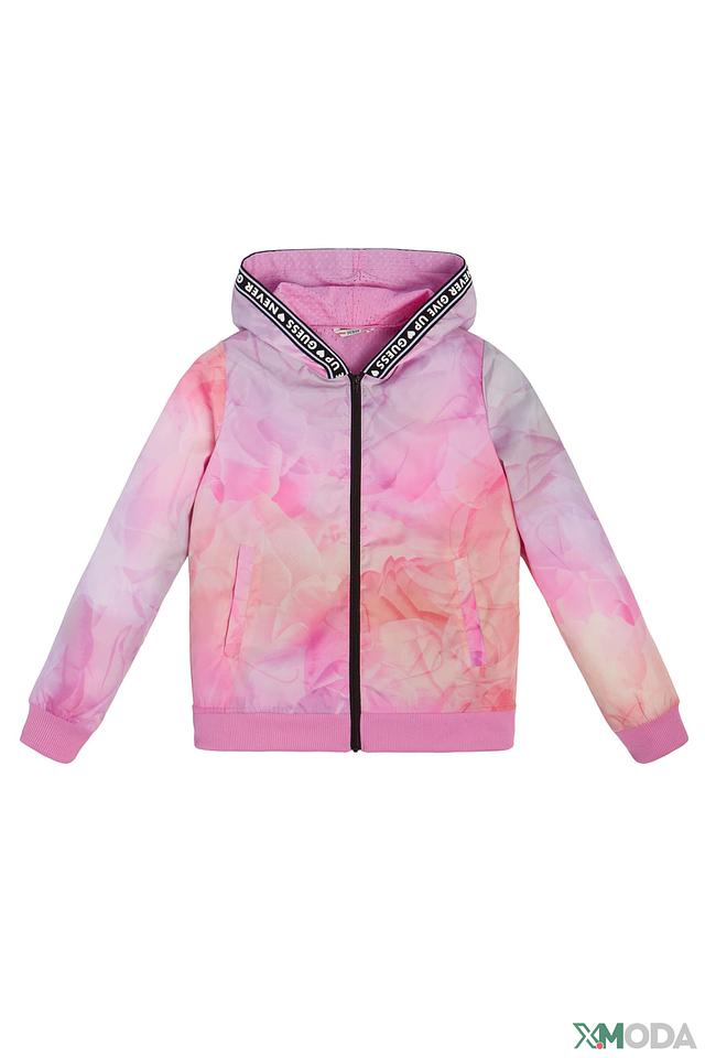 Куртка Guess дев. с цветочным принтом