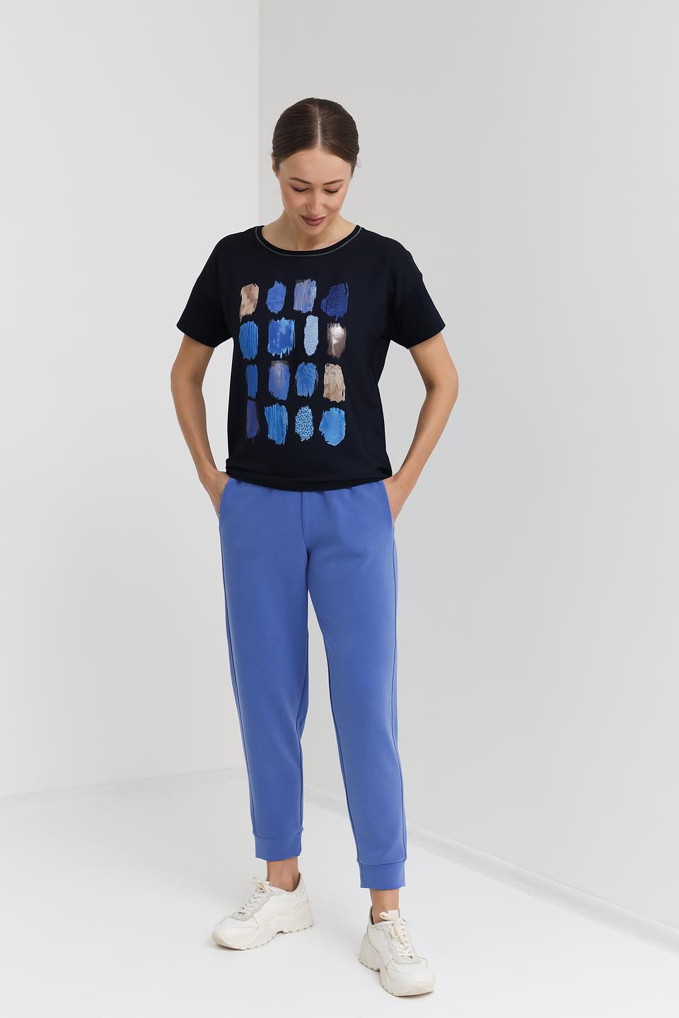 Брюки спортивные Rich and Royal голубые