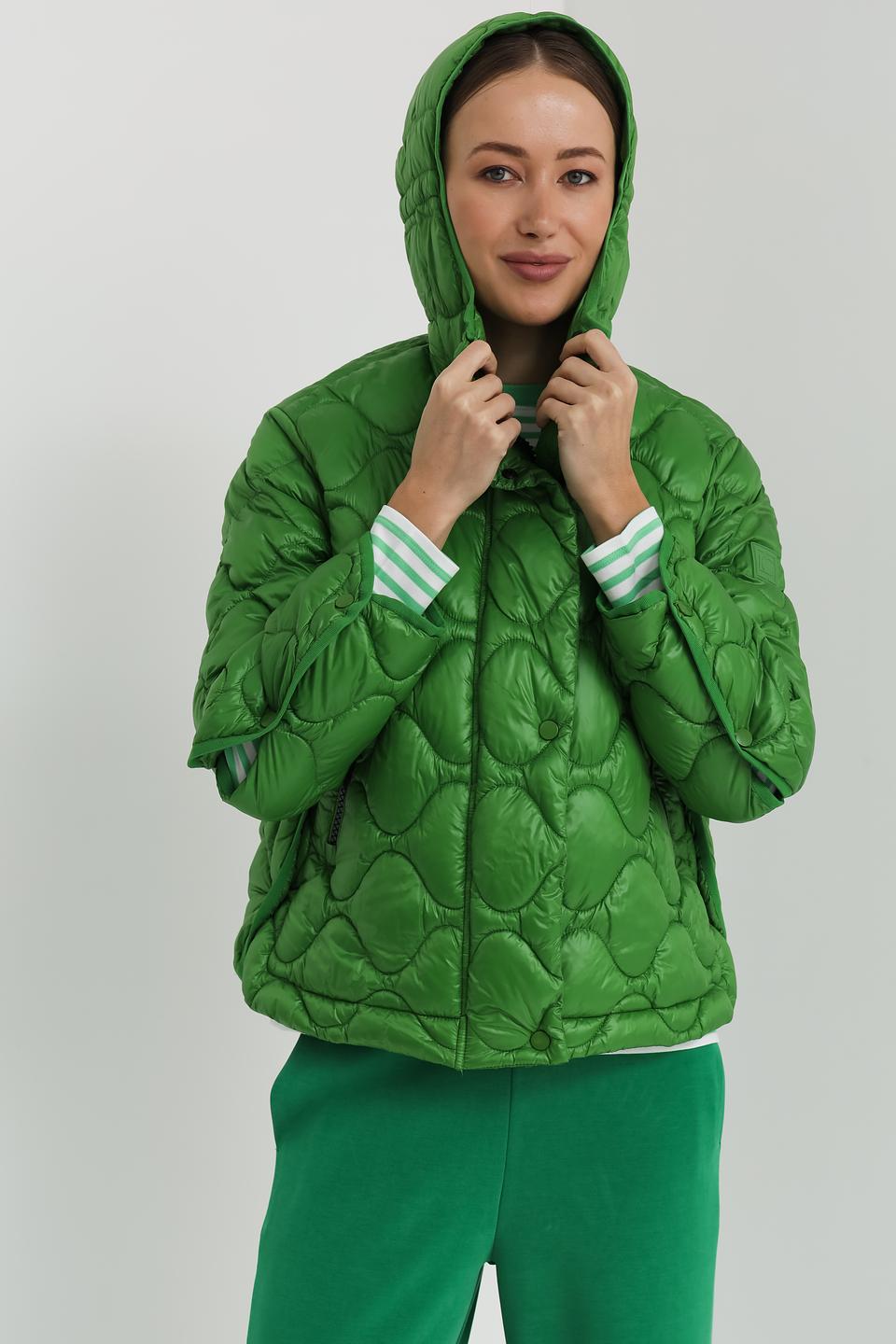 Куртка Luisa Cerano зелёная стеганая