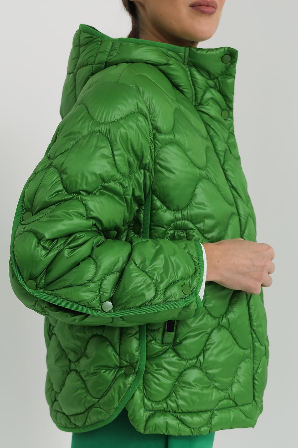 Куртка Luisa Cerano зелёная стеганая