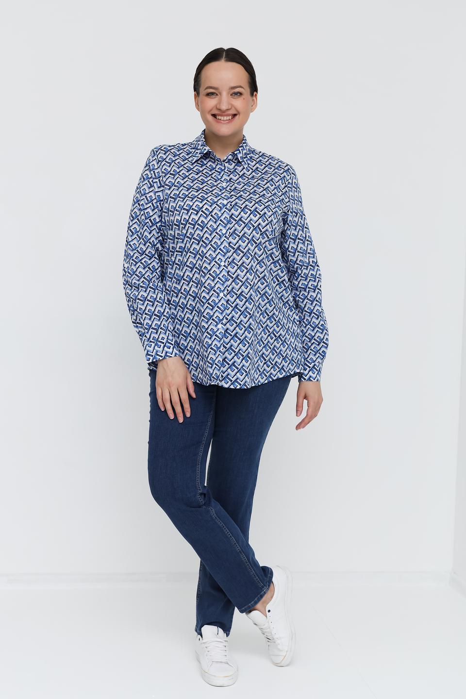 Рубашка Gerry Weber с геометрическим принтом