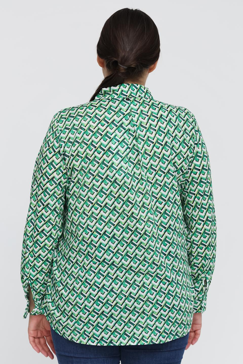 Рубашка Gerry Weber зеленый принт