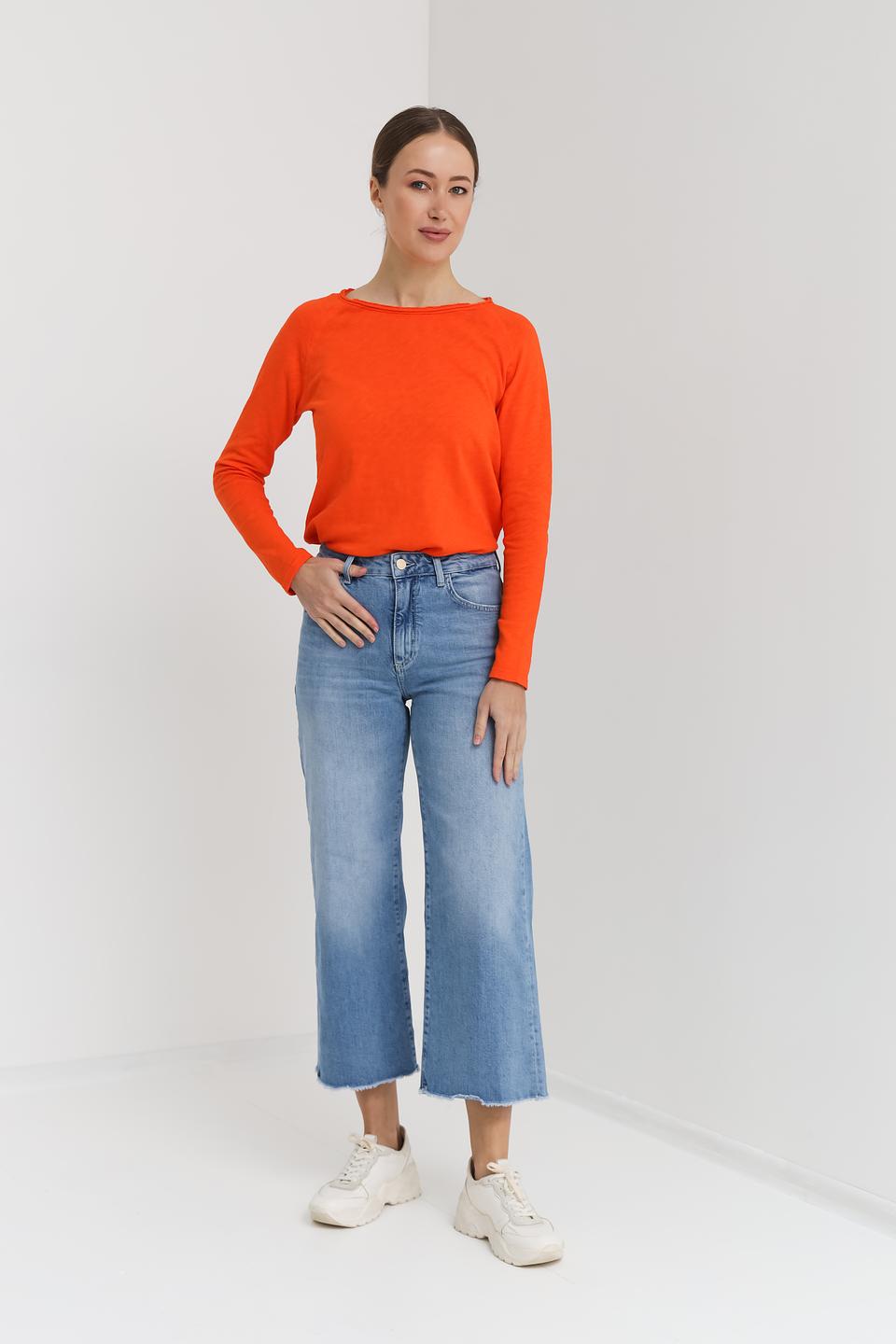 Джинсы Rich and Royal кюлоты голубые