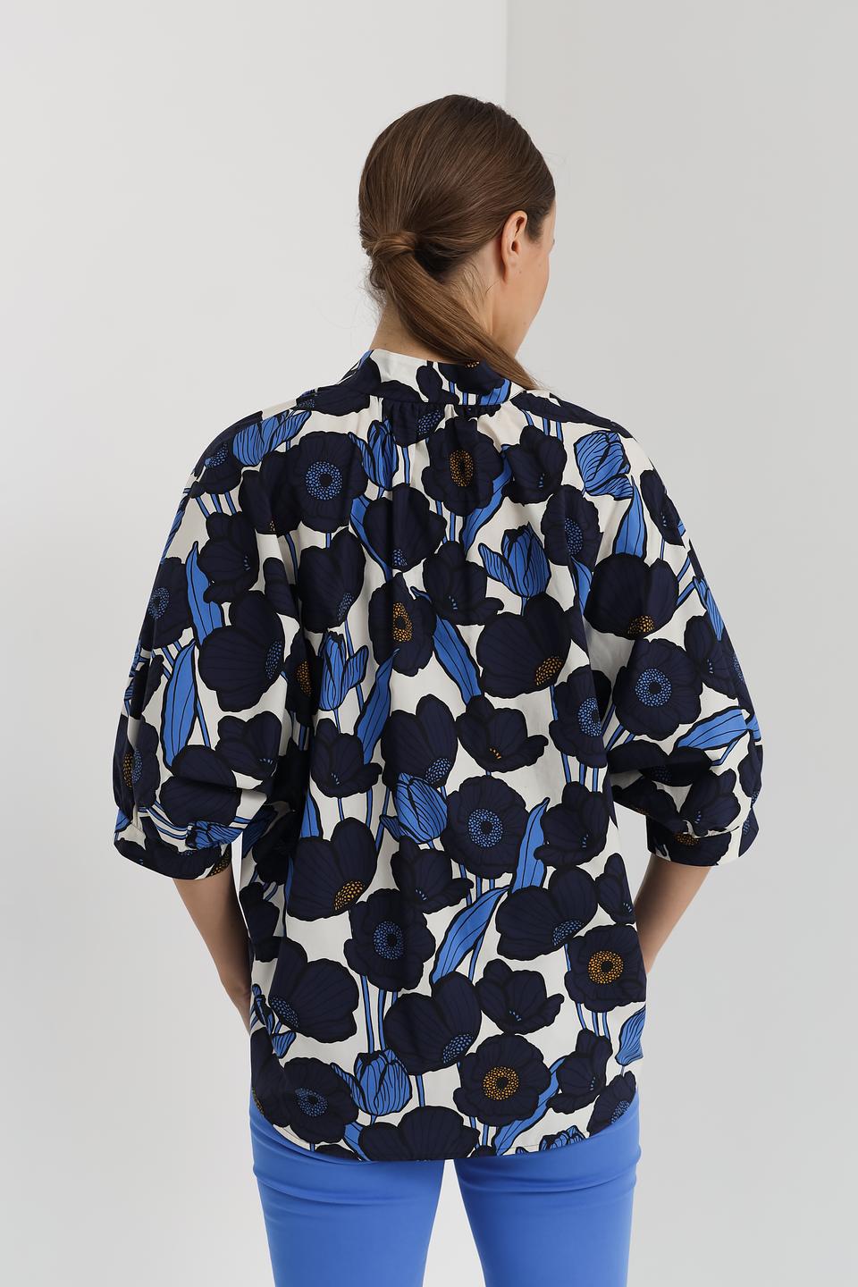 Блуза Luisa Cerano с цветочным принтом