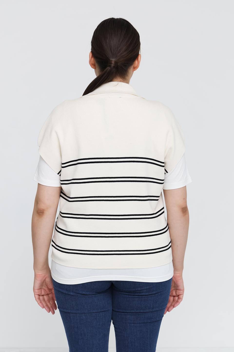 Пуловер Taifun в полоску