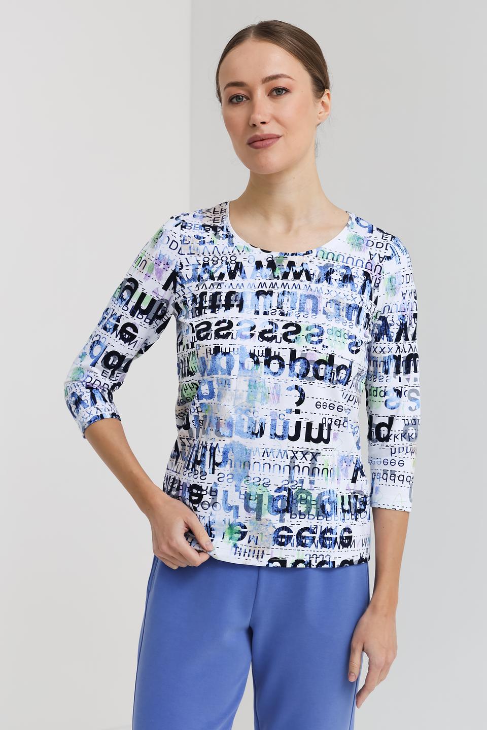 Лонгслив Bianca с принтом