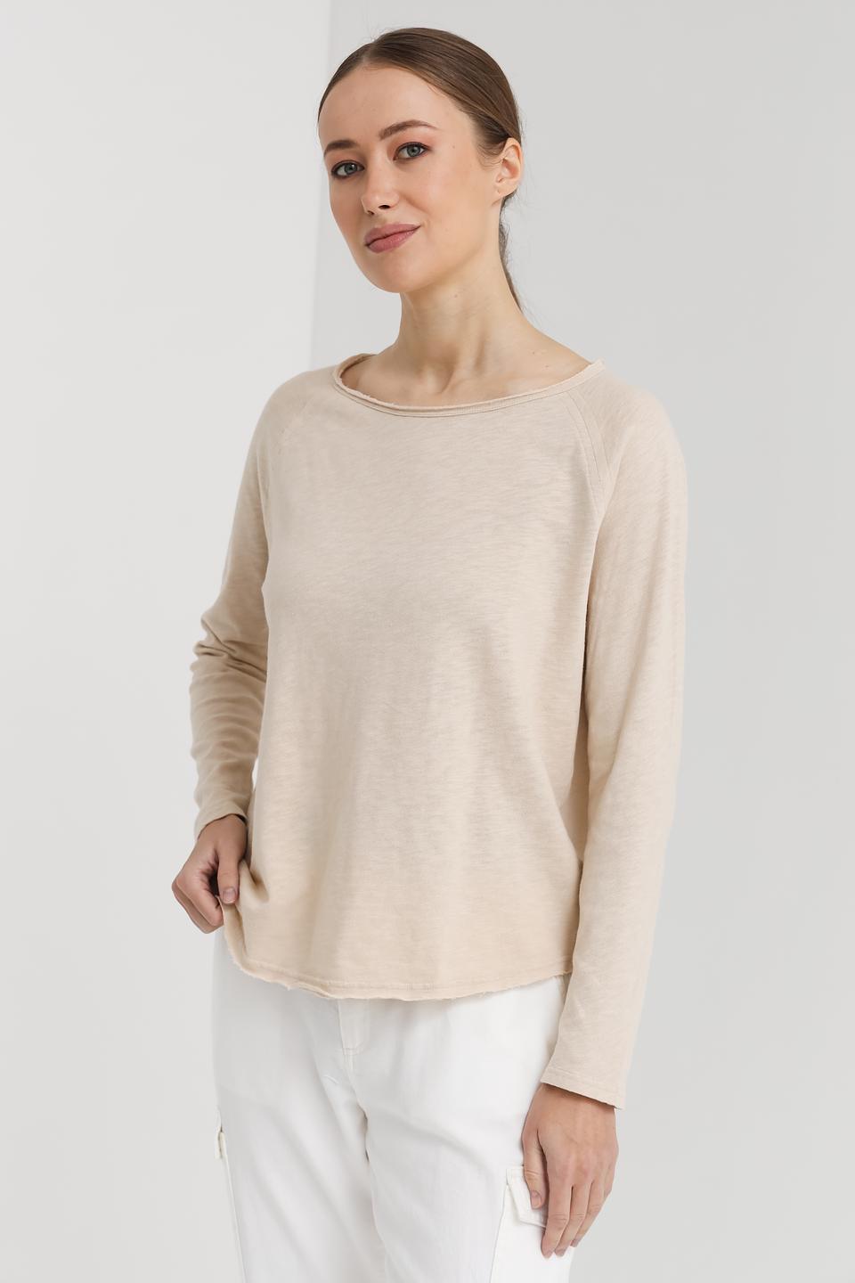 Пуловер Rich and Royal бежевый