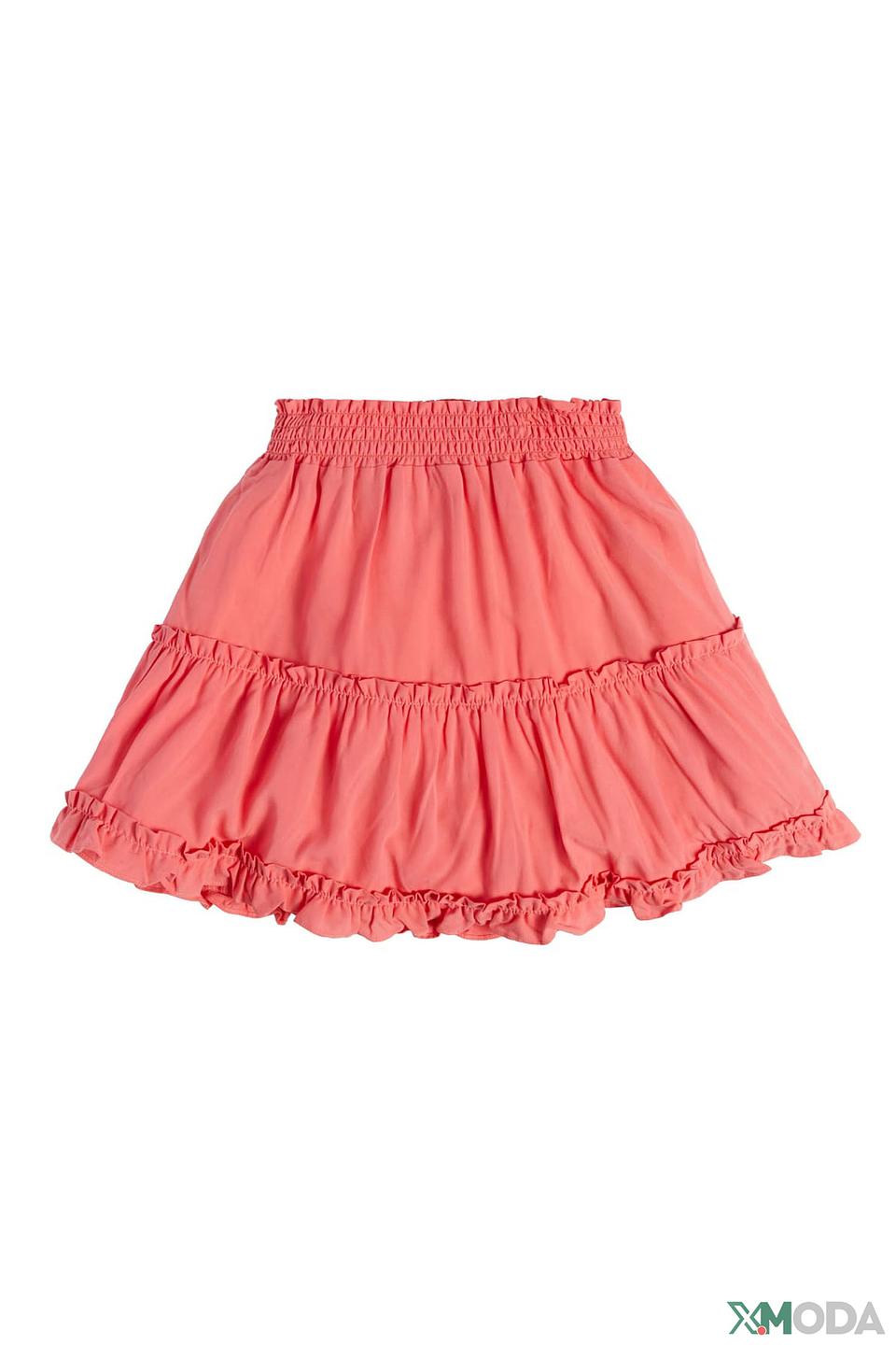 Юбка Guess дев. с рюшами персиковая