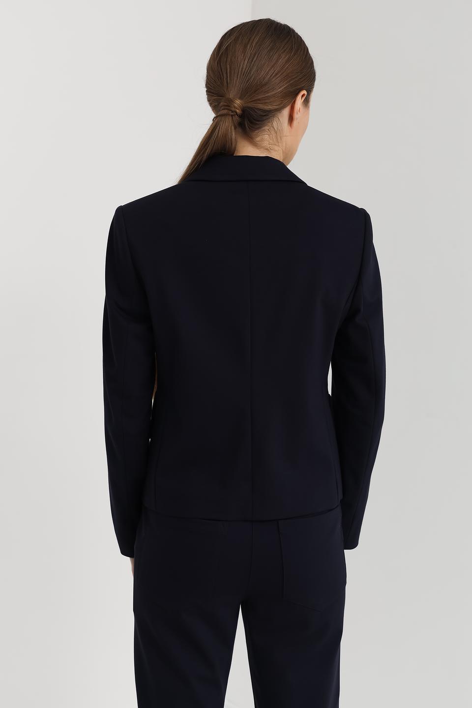 Жакет Luisa Cerano тёмно-синий с золотыми пуговицами