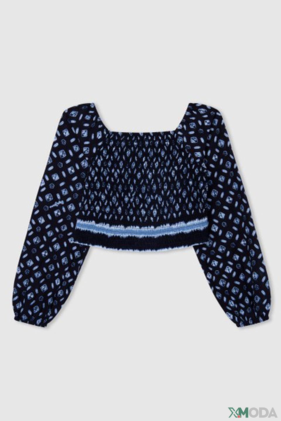 Блуза Pepe Jeans London дев. с принтом