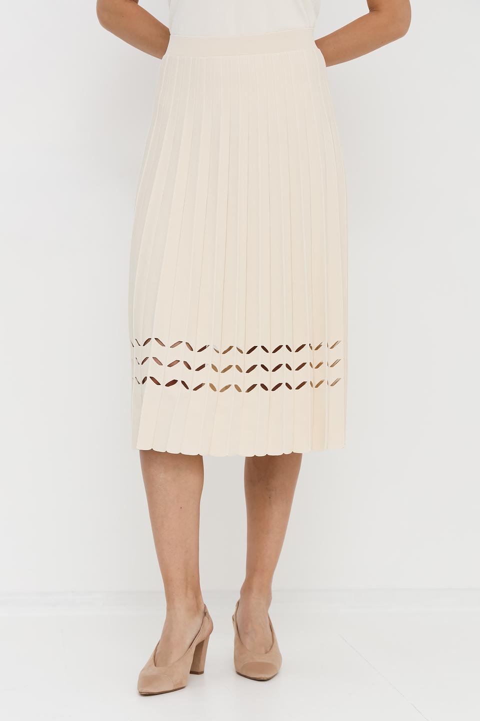 Юбка D. Exterior плиссированная бежевая