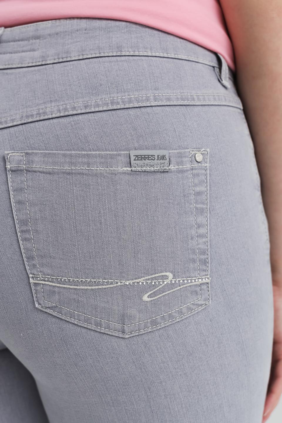 Джинсы Zerres серые прямые