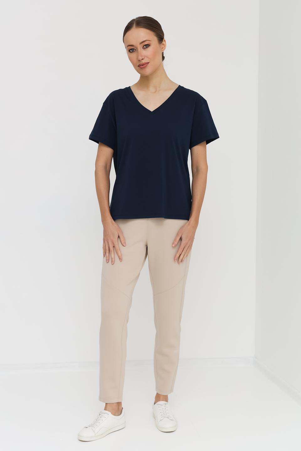 Футболка UNQ женская темно-синяя