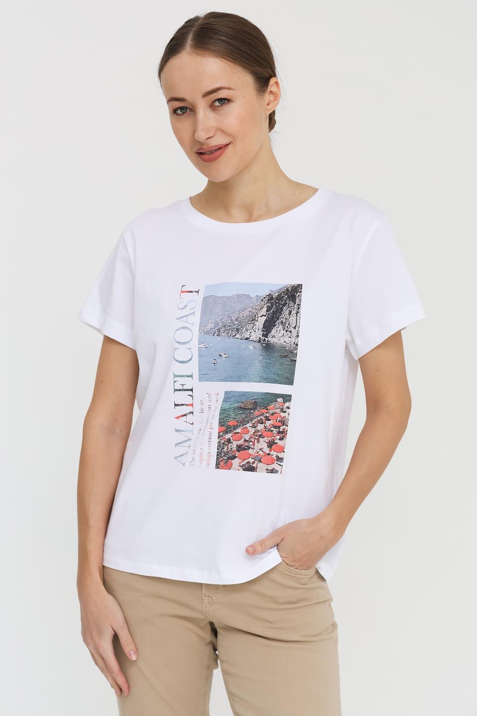 Футболка UNQ женская с принтом Amalfi Coast