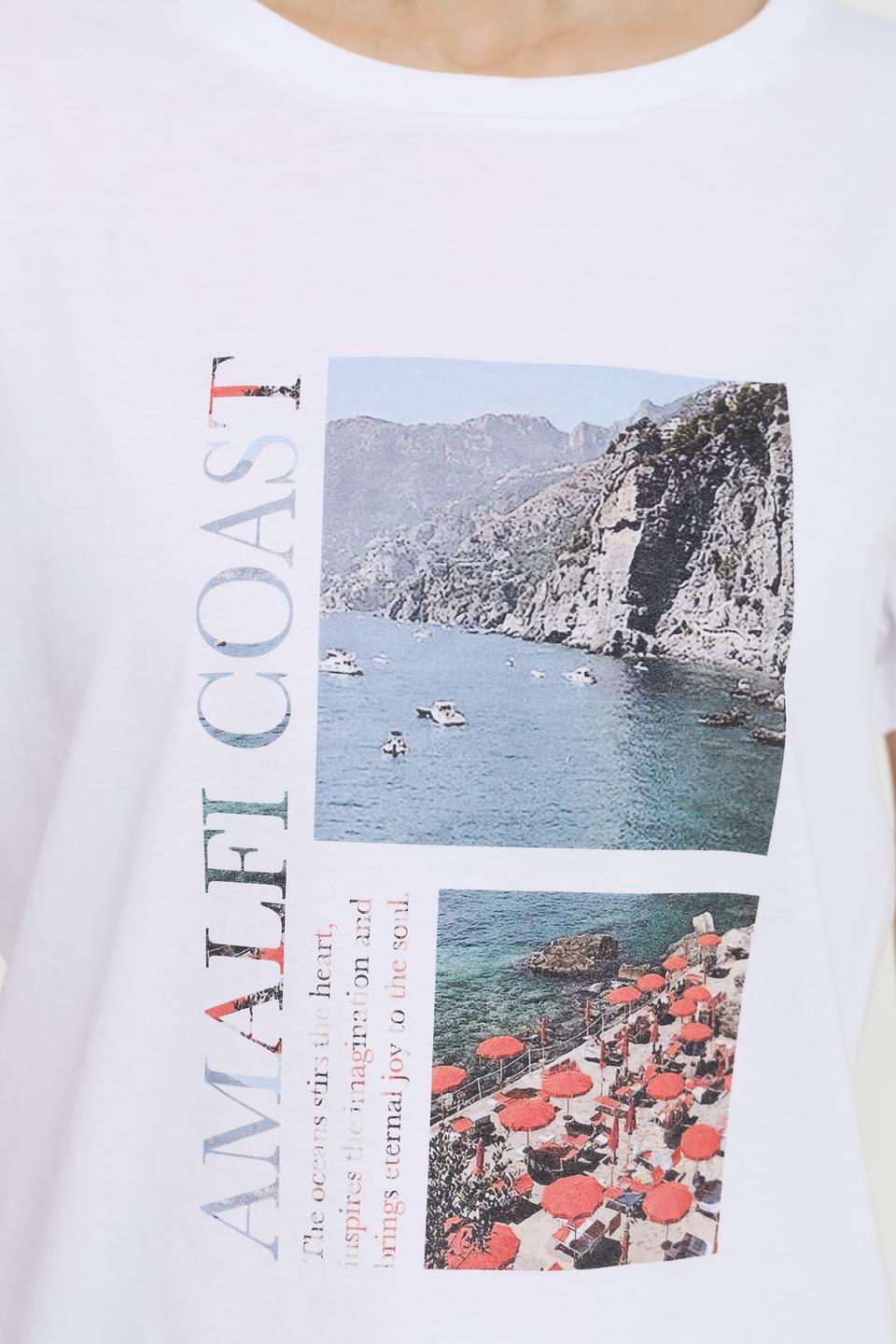 Футболка UNQ женская с принтом Amalfi Coast